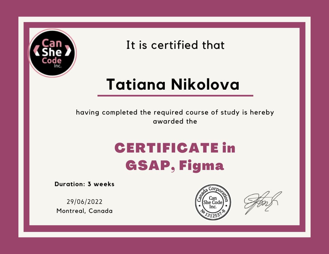 Certificate 8