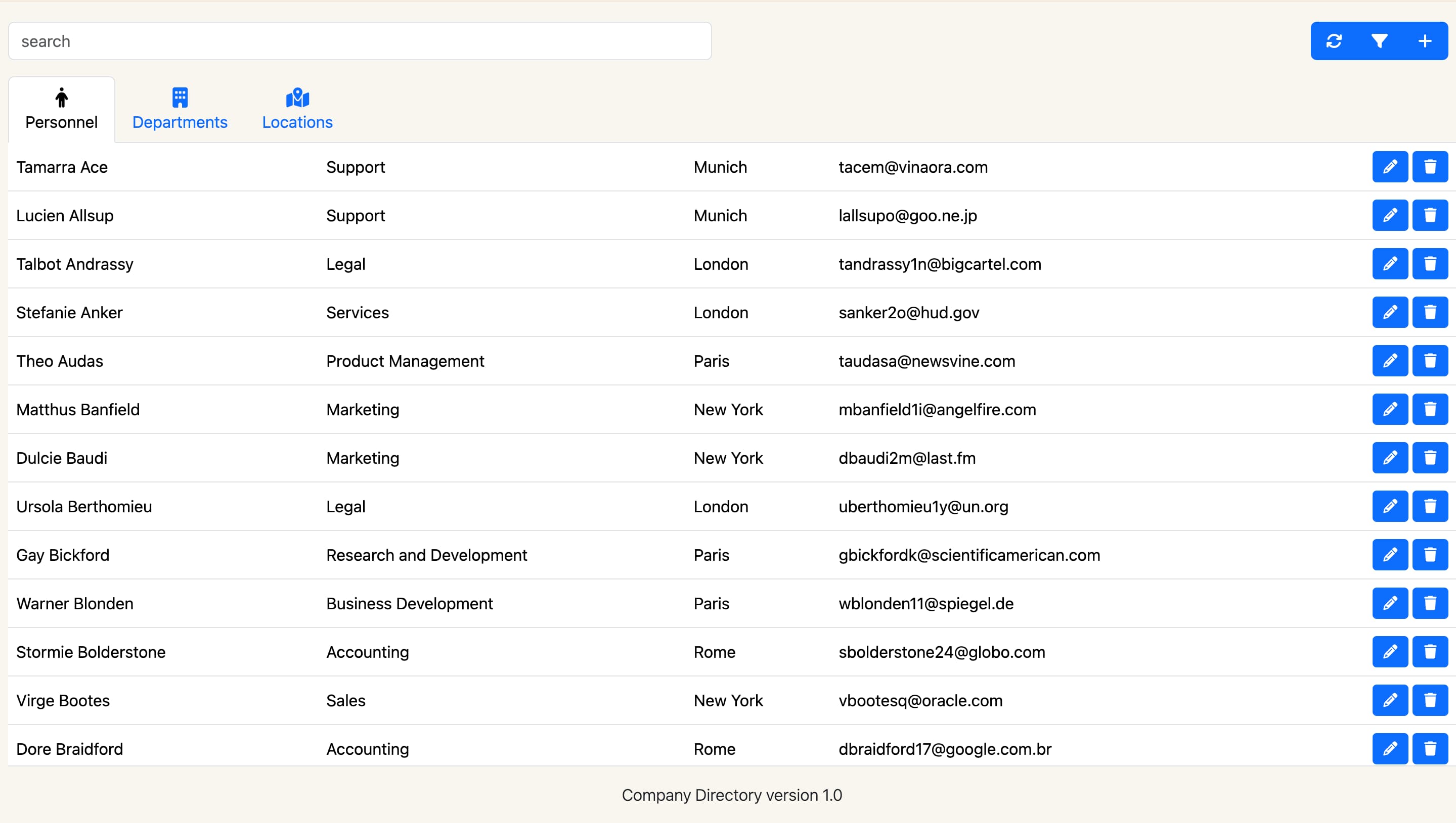 Company Directory image